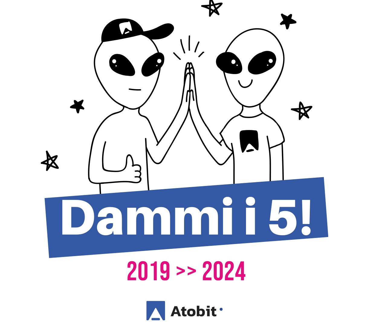 Atobit festeggia il suo quinto anniversario