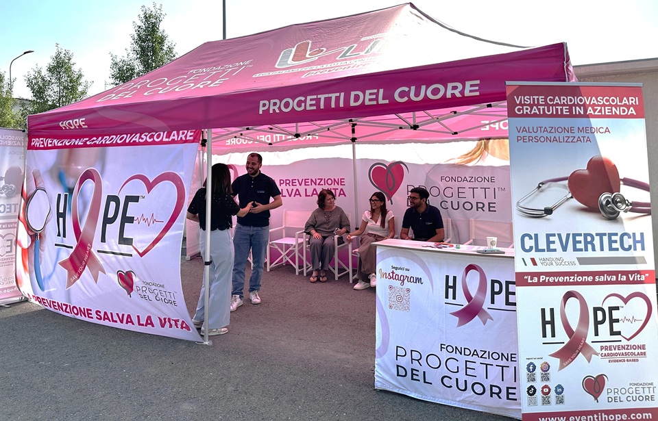 Clevertech investe sul benessere: tre giornate di screening gratuiti per dipendenti e famiglie