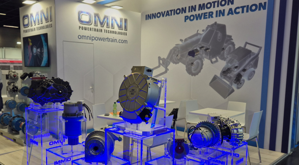 Omni porta al Bauma il nuovo motore elettrico con raffreddamento a olio