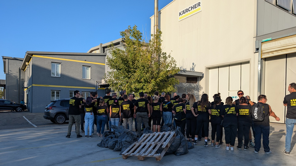 Kärcher Floor Care e Leuco ripuliscono il Villaggio Crostolo