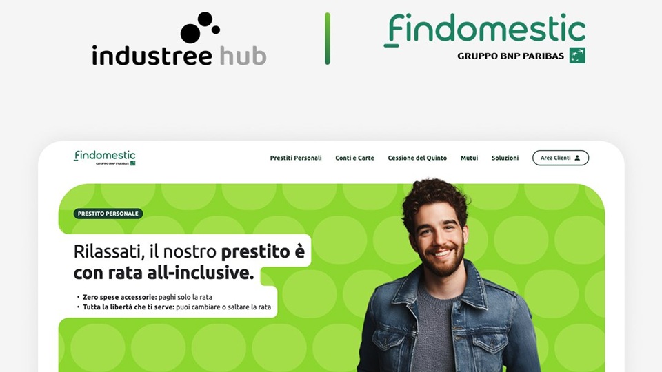 È online il nuovo sito di Findomestic. Industree Digital firma lo sviluppo