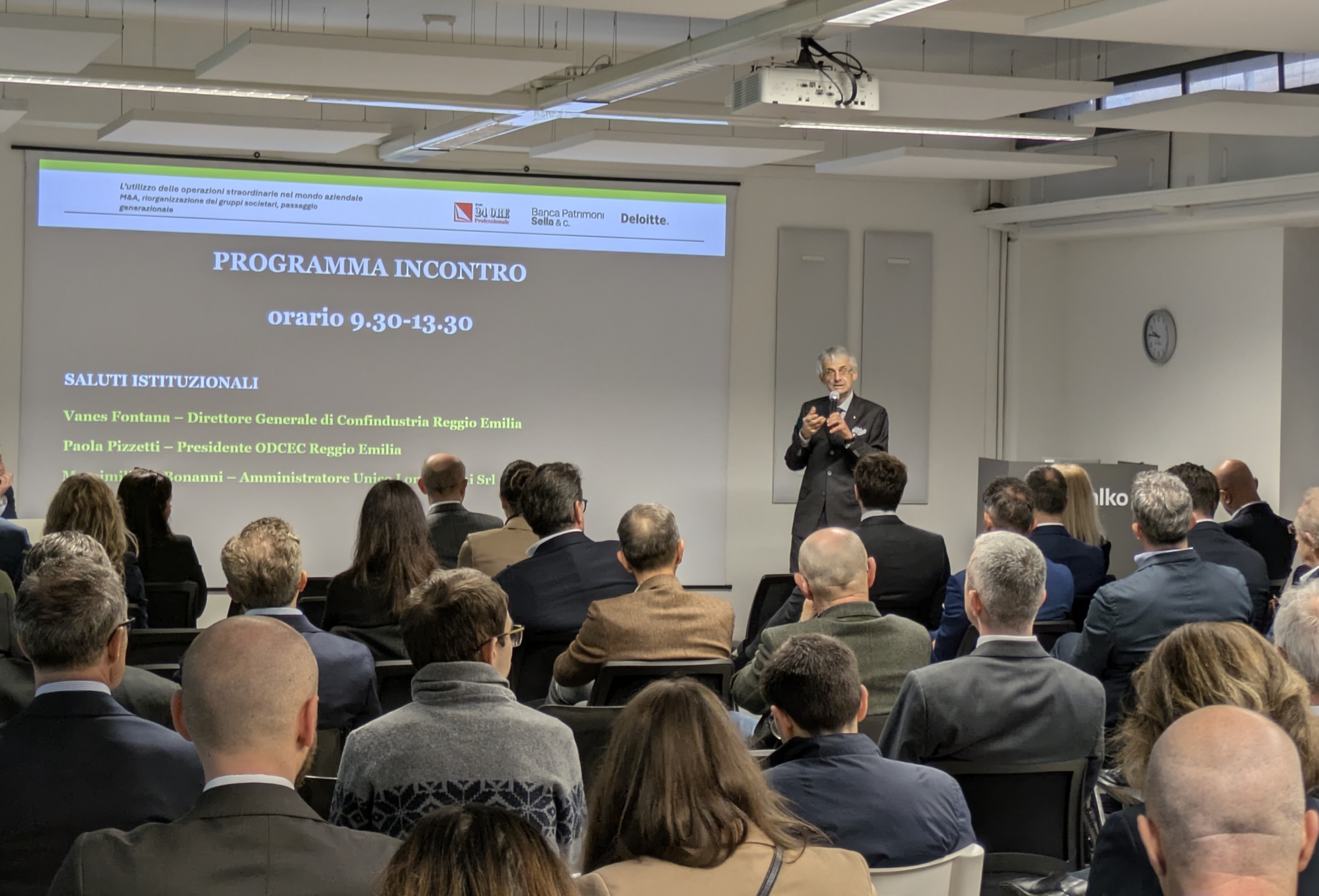 Operazioni straordinarie e riforma fiscale: una giornata di studio con Il Sole 24 Ore professionale, Deloitte e Banca Patrimoni a Reggio Emilia