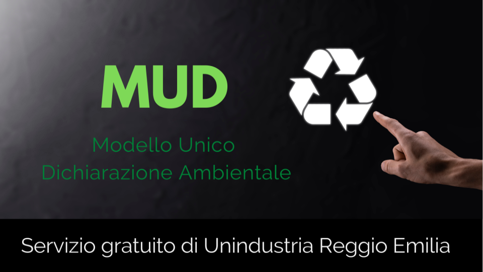 MUD - servizio gratuito di assistenza nella predisposizione del Modello Unico di Dichiarazione Ambientale