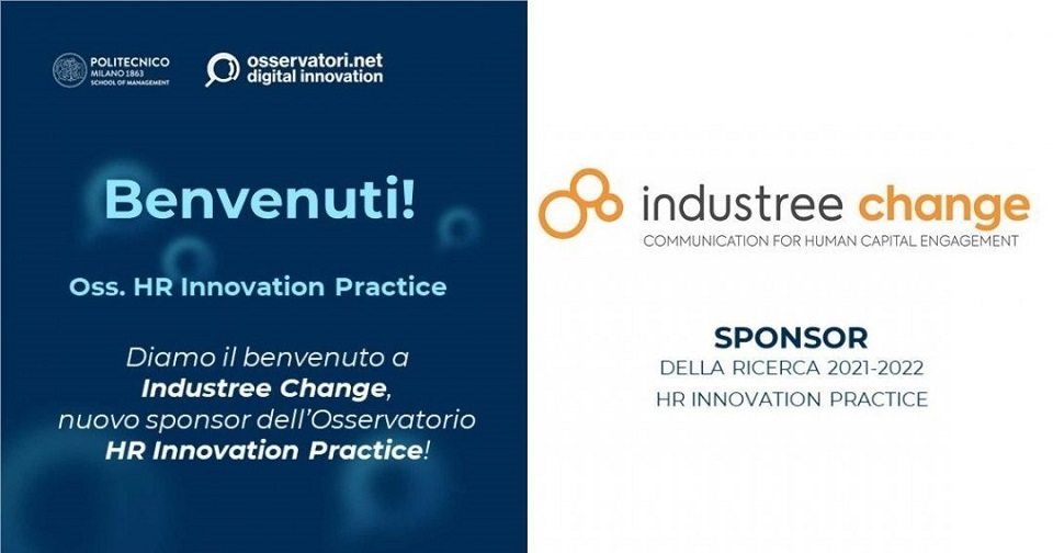 Industree Change sostiene la ricerca di Osservatorio HR Innovation Practice del Politecnico di Milano