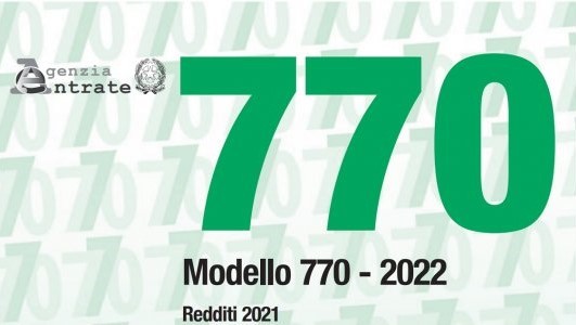 Imposte dirette – Modello 770/2022 – Dichiarazione dei sostituti d’imposta 2021