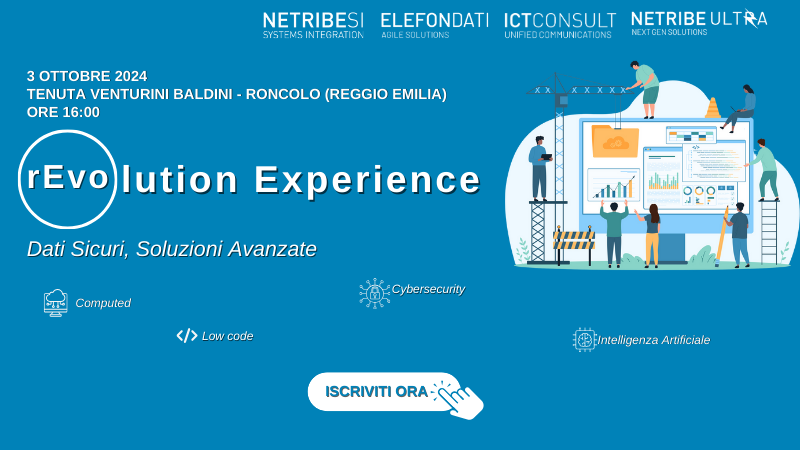 Netribe Group organizza rEvolution Experience Day