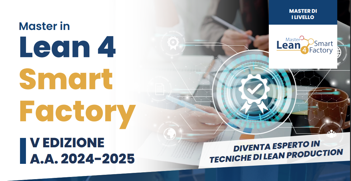 Webinar di presentazione del Master Lean 4 Smart Factory: 10 ottobre ore 17:30