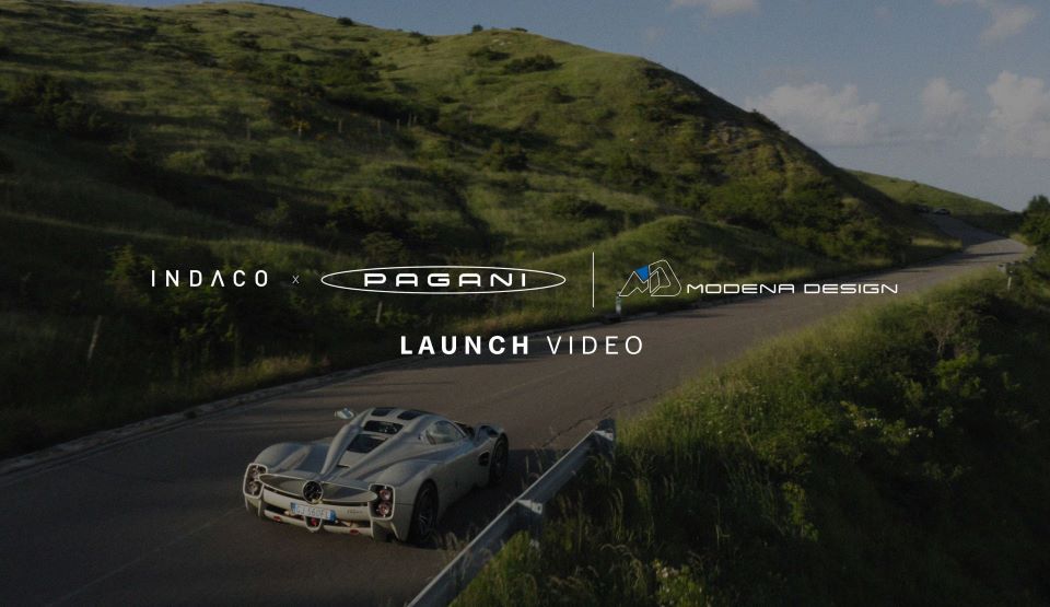 Indaco celebra la rinascita di Modena Design con un video per Pagani Automobili che racconta l’eccellenza italiana