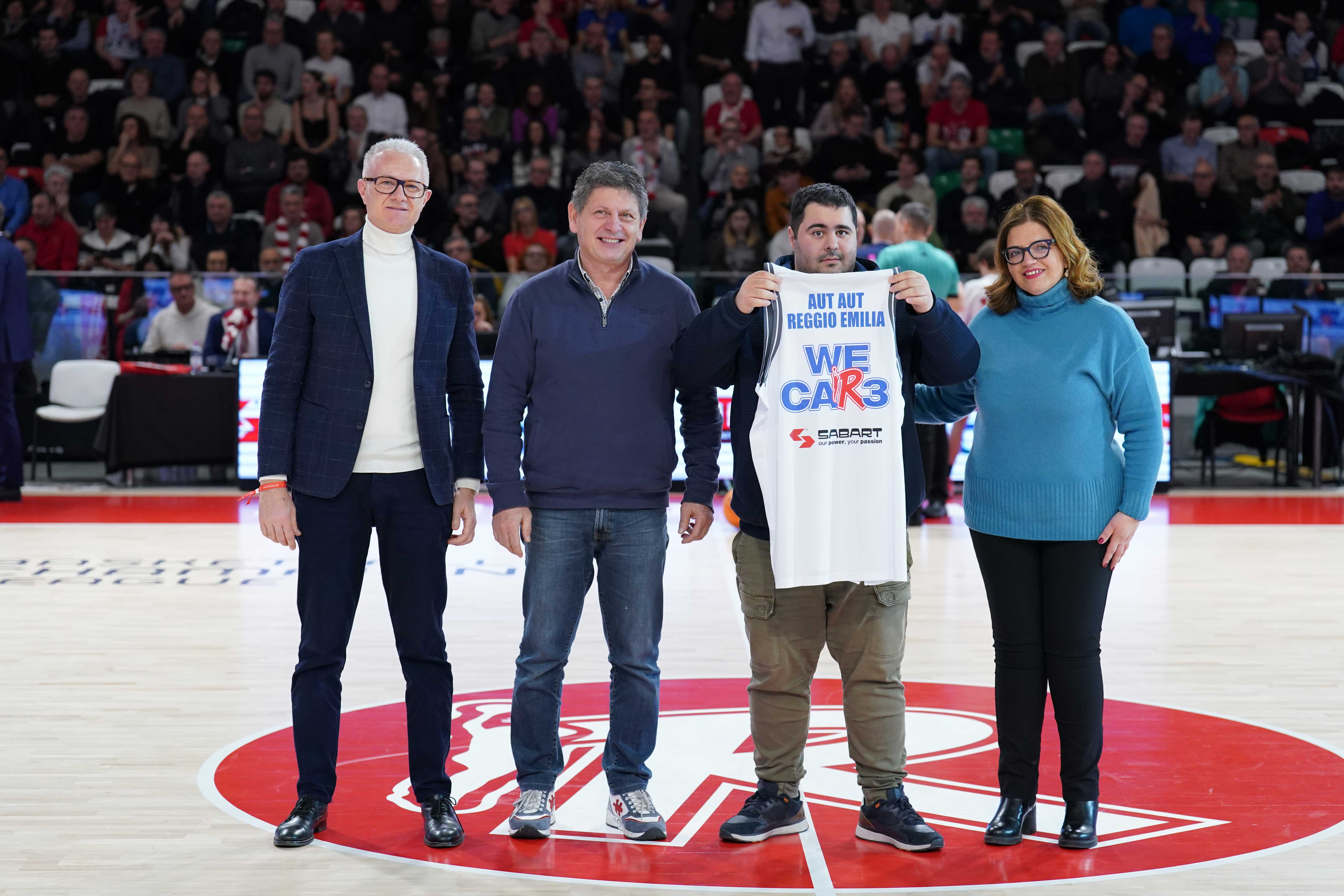 Sabart al fianco di AUT AUT con Pallacanestro Reggiana